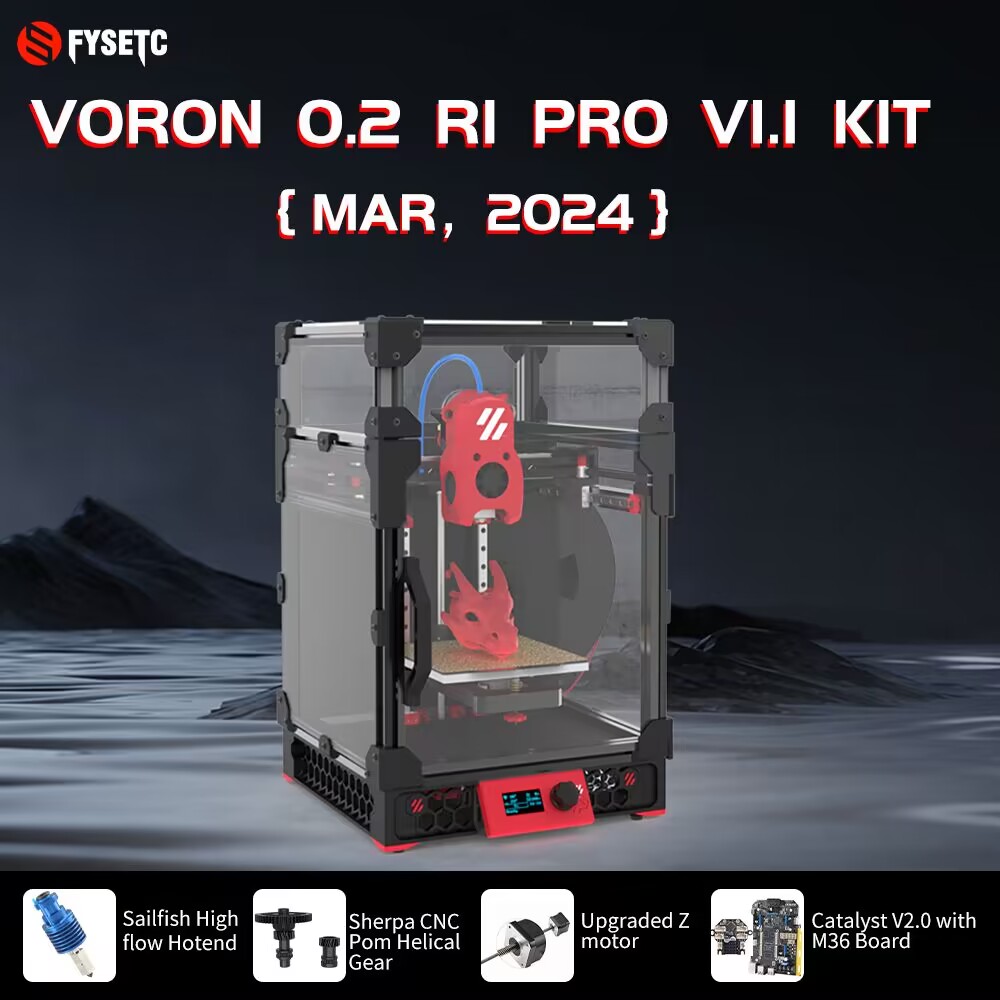 Corexy 3D Printer Kit - 2025FYSETC Kit complet Voron V0.2 R1